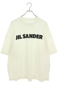 ジルサンダー JILSANDER JSMS707045 サイズ:L ロゴプリントTシャツ 中古 SB01