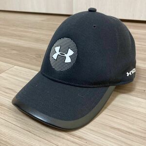 送料無料★正規 アンダーアーマー X/XL メンズ用 ゴルフキャップ 帽子 UNDER ARMOUR / UA GOLF / UA CLASSIC FIT 速乾系 良質 557 ブラック