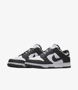 ナイキダンク　新品未使用　27.5cm 　nike by you Nike Dunk Low 白 黒　ホワイト ブラック　パンダ　送料無料