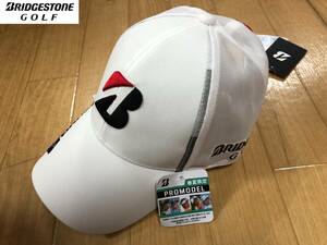 ・スピード発送 BRIDGESTONE GOLF(ブリヂストンゴルフ)春夏 撥水 冷感 プロモデル ゴルフキャップ CPSG31(WH)