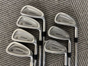 G382-X6-88 Titleist タイトリスト アイアン ウェッジ 7本セット 981 DCI 5/6/7/8/9/P/W 現状品①