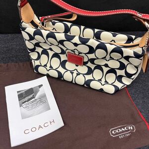 COACH コーチ シグネチャー ミニハンドバッグ バッグ 袋付き 240601 ◎インボイス対応可◎