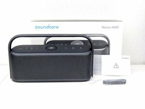 美品 ANKER/アンカー Soundcore Motion X600 Bluetooth スピーカー 空間オーディオ ハイレゾ対応 ブラック パーティー アウトドア