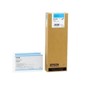 【新品】（まとめ） エプソン EPSON PX-P／K3インクカートリッジ ライトシアン 700ml ICLC58 1個 〔×3セット〕