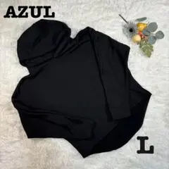 良品♡【AZUL】パーカーブラックサイズL