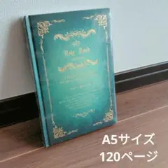 ノート 緑 A5 アンティーク調 魔法 日記帳 魔道書 洋書風 ファンタジー