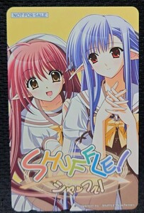 ★SHUFFLE!シャッフル！ ネリネ＆リシアンサス 鈴平ひろ＆西又葵 非売品 テレカ未使用 Navel テレホンカード★