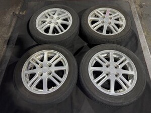 L375S タント カスタム 純正 アルミホイール 14×4.5J オフセット45 155/65/R14 ヨコハマタイヤ☆引き取り歓迎☆千葉市若葉区から出品☆