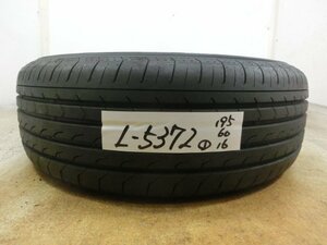 L-5372 溝あり 中古タイヤ ヨコハマ BluEarth-RV RV03 195/60R16 89V (1本)