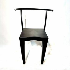 【初期作品！】フィリップ・スタルク デザイン Kartell Dr.Glob チェア 椅子 スタッキング Philippe Starck 廃盤 ヴィンテージ BLACK