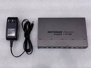 NETGEAR GS108Ev3 ネットギア 8ポートギガビットイーサネットプラススイッチ