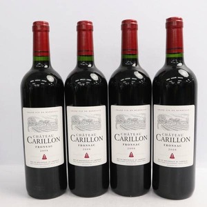 1円~【4本セット】CHATEAU CARILLON（シャトー カリヨン）2008 13.5％ 750ml R24J040397