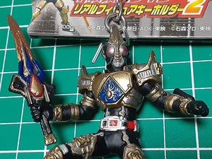 仮面ライダー剣　仮面ライダーブレイド キングフォーム　平成仮面ライダー　リアルフィギュアキーホルダー２　バンプレスト