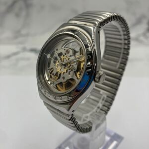 ♪【売り切り】SWATCH スウォッチ IRONY アイロニー オートマ automatic SS シルバーカラー 裏スケ メンズ 稼働品 稼働品