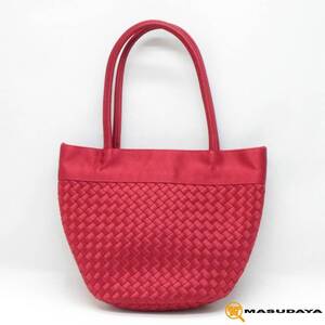 ◆◇【超美品】Bottega Veneta ボッテガヴェネタ イントレチャート サテン ミニバック◇◆