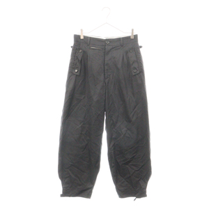 MASU エムエーエスユー 20SS GABARDINE WORK TROUSERS サイドアジャスター ギャバジン ワーク トラウザー パンツ ブラック MESS-PT0802