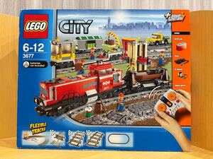 〈1円スタート〉 LEGO レゴ CITY シティ レッドカーゴトレイン 3677 新品　未開封