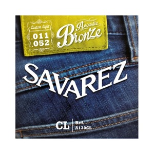 サバレス アコギ弦 SAVAREZ A130CL Bronze Custom Light アコースティックギター弦