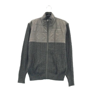 CUTTER&BUCK カッターアンドバック フルジップニット切替ジャケット グレー系 M [240001512959] ゴルフウェア メンズ