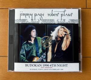 ジミー・ペイジ＆ロバート・プラント　Jimmy Page & Robert Plant／Budokan 1996 4th Night（2CD）　★Dat Master　視聴1回　超美品！★