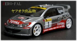 TAMIYA 1/24 PEUGEOT 206 WRC 2001 Monte Carlo #1 完成品 / タミヤ プジョー モンテカルロ マーカス・グロンホルム