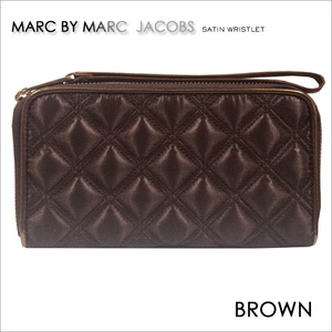 Marc By Marc Jacobs　マーク バイ マークジェイコブス　ストレット　ポーチ　ウォレット　財布　ブラウン