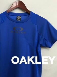 オークリー OAKLEY 半袖 Ｔシャツ メンズ Sサイズ ブルー系 ～◇