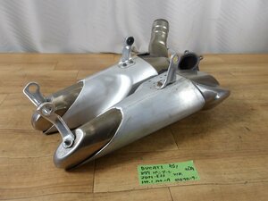 中古傷有　DUCATIドカティ社製899パニガーレ　純正サイレンサー　ZDM-E33