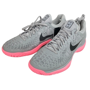 NIKE AIR ZOOM CAGE 3 HC エア ズーム ケージ 3 テニスシューズ グレー×ピンク 28.5cm 未使用 K8899270