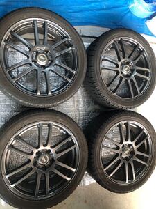 スタッドレスタイヤアルミホイール 4本セット　225/45R18 2本　245/40R18 2本