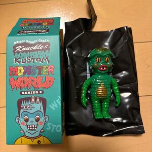 ヘッドロックスタジオ KUSTOM MONSTER WORLD ソフビ ナックル モンスターワールド　ソフビ　新品　シリーズ2 第2弾　限定