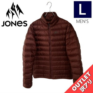 【OUTLET】22-23 JONES RE-UP DOWN PUFFY JKT VULCAN RED Lサイズ メンズ スノーボード スノボウェア ジャケット 型落ち