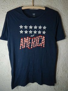 to6567　GAP　ギャップ　半袖　tシャツ　AMERICA　アメリカ　プリント　デザイン　人気　送料格安