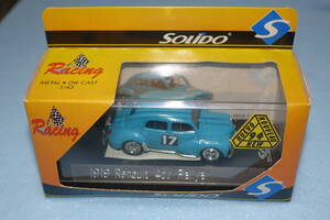 SOLIDO 1919 Renault 4CV Rallye Metal Dicast 1/43 Made in FRNCE