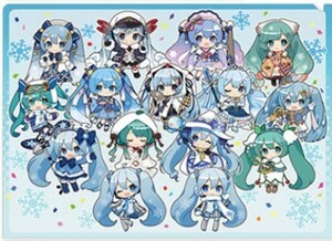 SNOW MIKU 2024クリアファイル びんちょうまぐろ 雪ミク