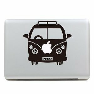 MacBook ステッカー シール Apple Bus (15インチ)