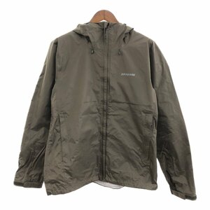 patagonia パタゴニア トレントシェル h2no ナイロン マウンテンパーカー アウトドア キャンプ ブラウン (メンズ XL) 中古 古着 P9131