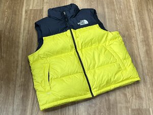 新品同様 定価38,000円 ノースフェイス 1996 RETRO NUPTSE ダウンベスト XXL メンズ イエロー NF0A3JQQ レトロヌプシ 質屋の質セブン