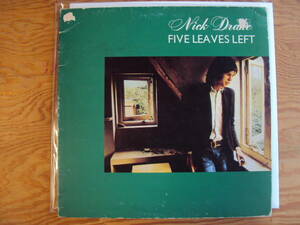 NICK DRAKE／FIVE LEAVES LEFT　UK盤レコードILPS 9105