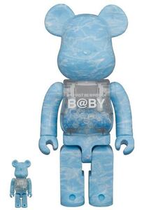 新品未開封 MY FIRST BE@RBRICK B@BY Water Crest Ver. 100％ & 400％ MEDICOM TOY メディコムトイ ベアブリック chiaki