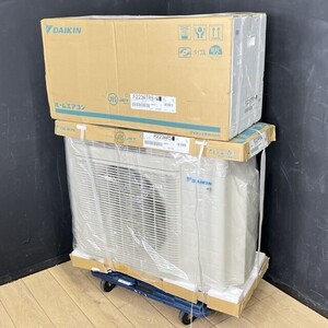 手渡し歓迎 未使用 ダイキン DAIKIN ルームエアコン うるさらX F223ATRS-W R223ARS 室内機 外機セット 冷房2.2kW / 58437