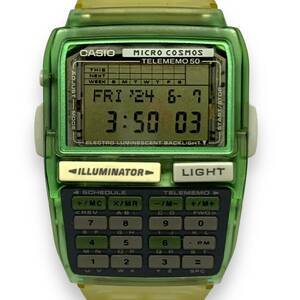 ■稼働品・美品・良品・希少　CASIO　データバンク DATA BANK MICRO COSMOS　DBC-63MC-3T クモヒトデのエキノプルテウス　腕時計