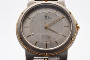 シチズン アテッサ ラウンド コンビ 4630-E62151 クォーツ メンズ 腕時計 CITIZEN