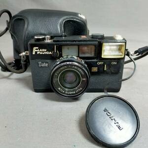 ●　6/12　264747　FLASH FUJICA　Date　フィルムカメラ　1：2.8/38ｍｍ　レトロ　現状品　フジカ