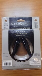 【新品・未使用】WIRE WORLD OASIS6 BAL 1.0m ワイヤーワールド　オアシス6 XLRケーブル　バランスケーブル