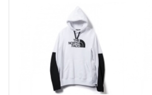 17AW THE NORTH FACE × Sacai hoodie white large サカイ　ノースフェイス