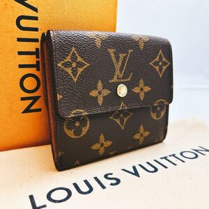 A444【外観極美品】LOUIS VUITTON ルイヴィトン モノグラム ポルトフォイユエリーズ Wホック財布 両面財布 コンパクト財布 M61654/SP0919