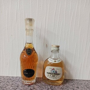 ニッカウイスキーG&G　カミュXO　ミニチュアボトル　古酒