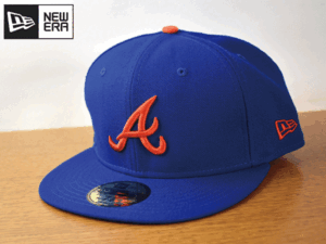 K437《未使用品》NEW ERA ニューエラ 59FIFTY【7-3/4 - 61.5cm】ATLANTA BRAVES ブレーブス MLB フラット 帽子 キャップ USモデル