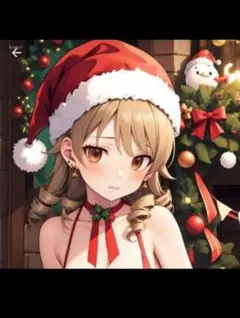 【サンタ】森久保乃々　アイドルマスター　タペストリー【クリスマス】